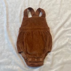 EUC Kate Quinn Brown Corduroy Romper